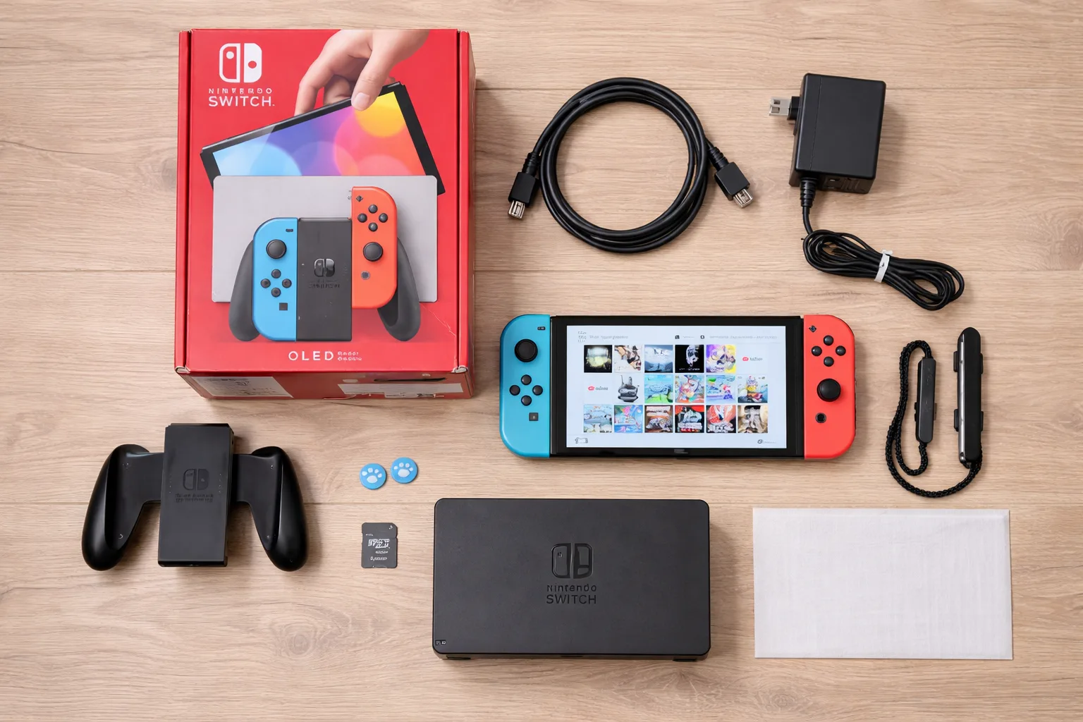 Nintendo Switch OLED с играми