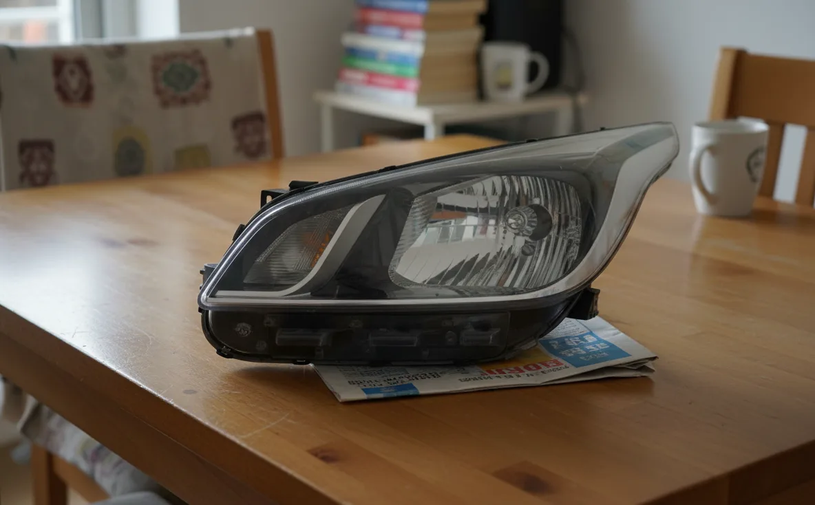 Левая фара Kia Rio 4