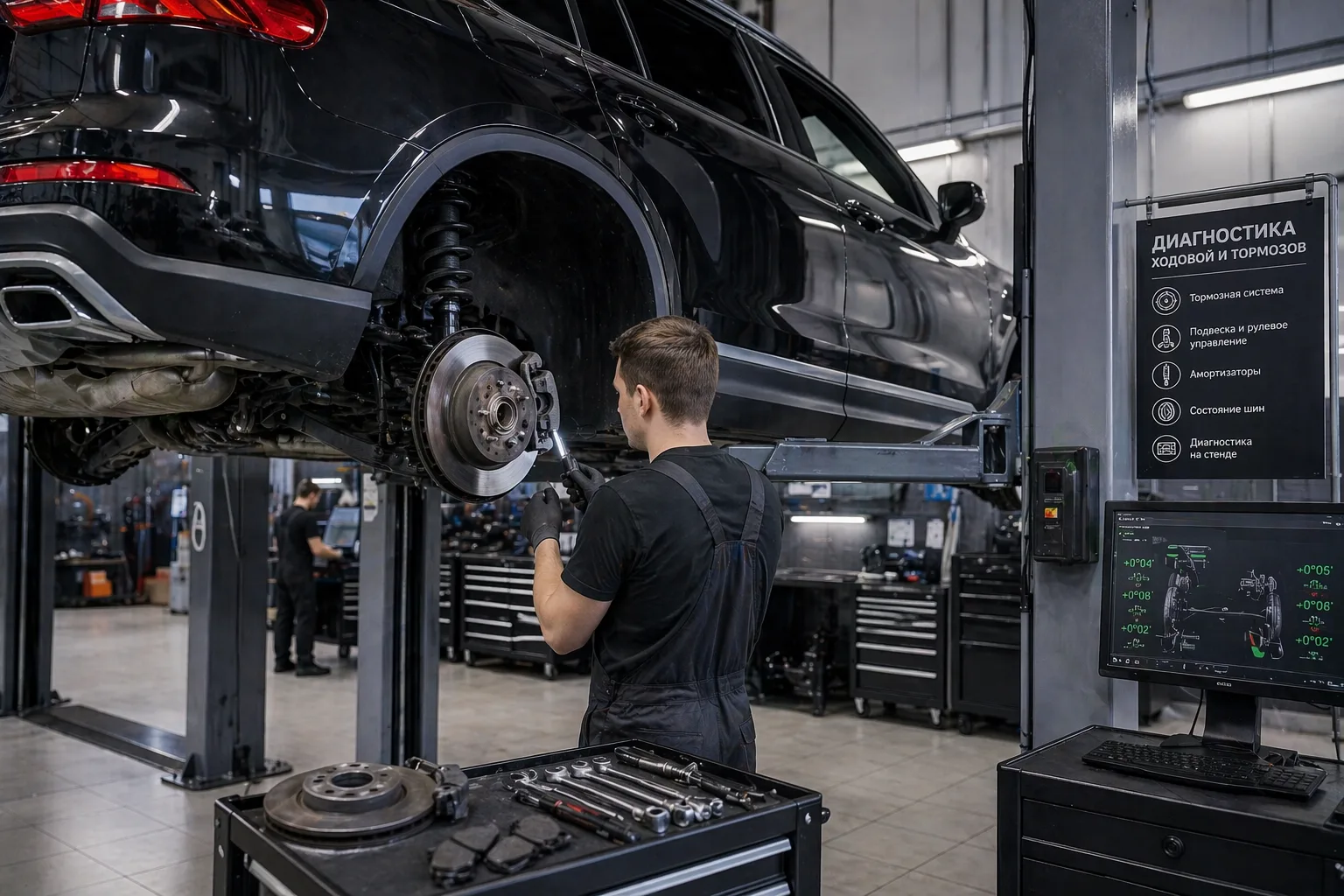 Диагностика ходовой и тормозов