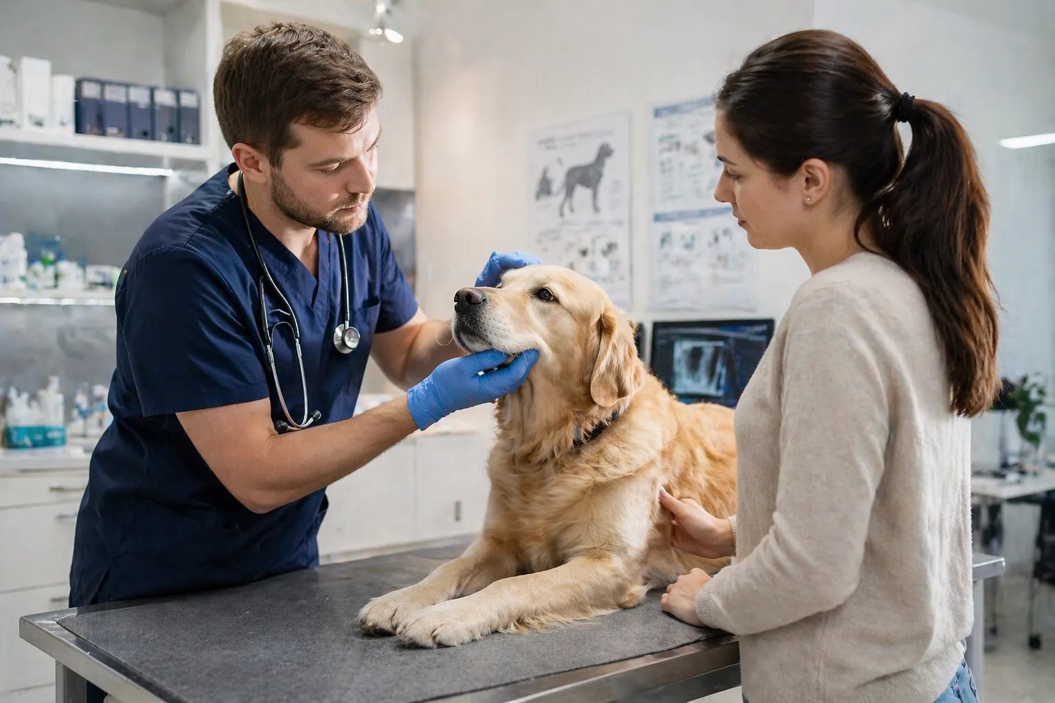 Первичный осмотр питомца